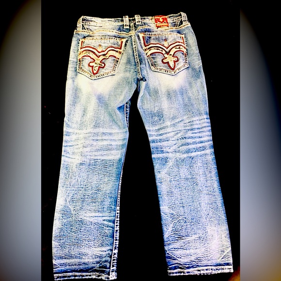 Men’s Rock Revival Jeans. Size 40 32 length. - Picture 4 of 8